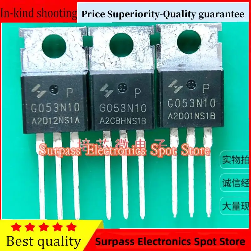 10PCS-100PCS  G053N10 G053N10P N TO-220 100V 120V Price Superiority-Quality guarantee