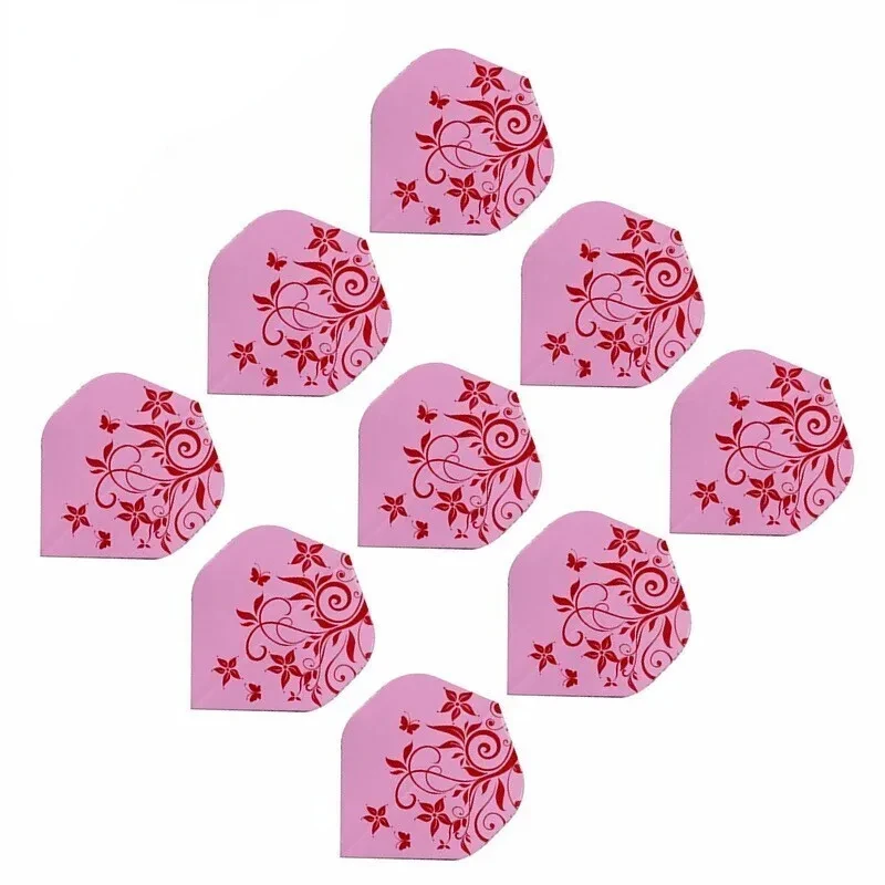 Professional Dart Flights 9PCS Dart Pin Set Leaves Darts Accessories Pink Soft tip darts Archery equipment Darts soft tip Target