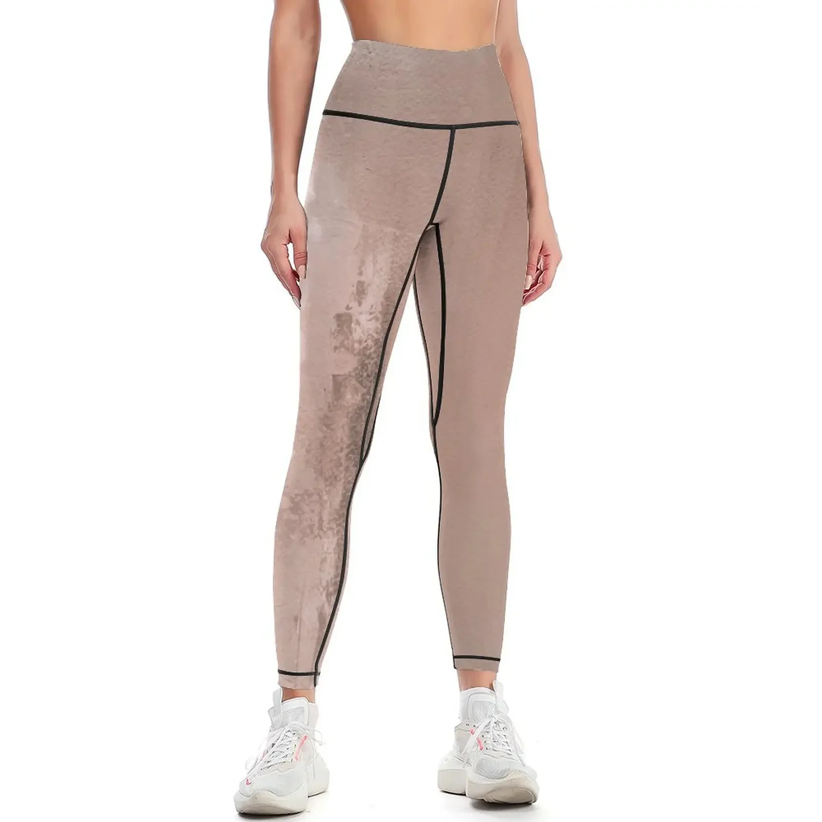 

beige Leggings high waist Leginsy push up sportswear gym Jogger pants Womens Leggings