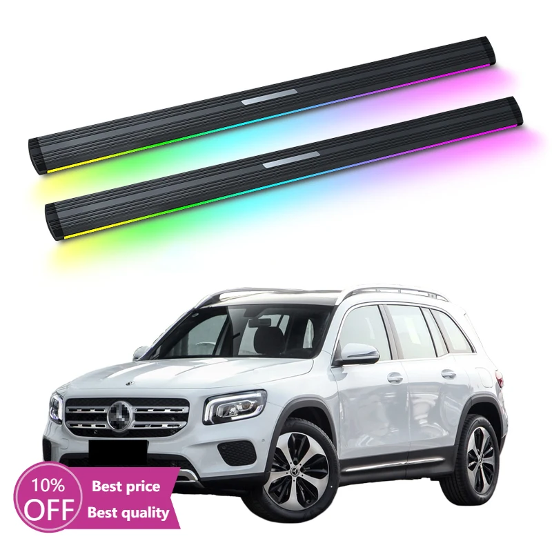 

Cc CarAutomatic Electric Power Side Step Running Board Neon Led Light for Mercedes-Benz GLB 2019-2025