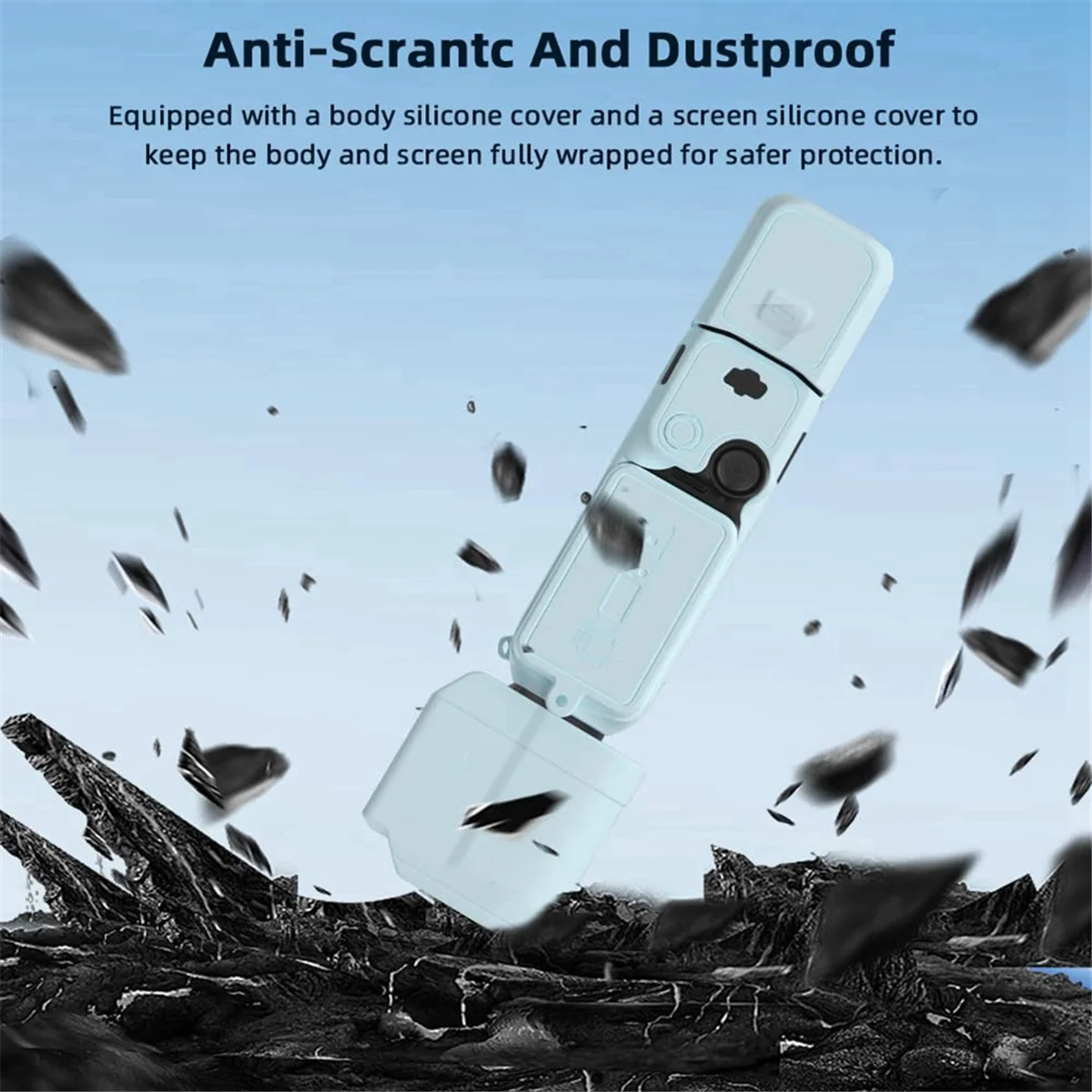 X61A_Case Funda para DJI Osmo Pocket 3 Funda protectora Set A Púrpura