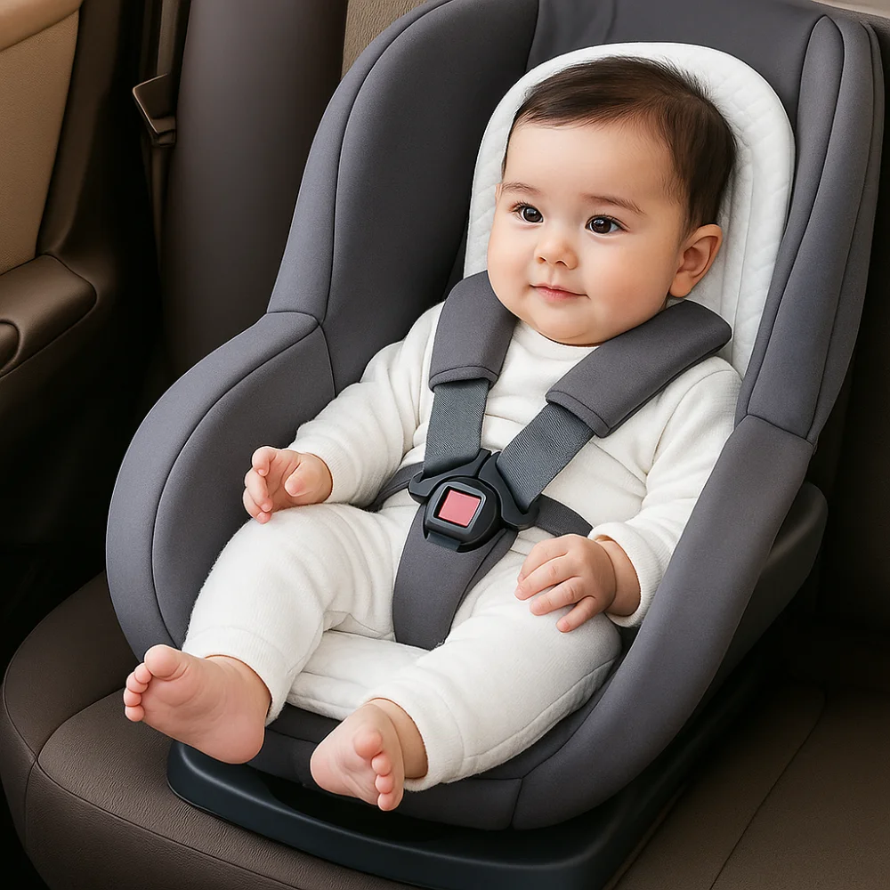 

Breathable Baby Pram Cushion Stroller Accessories Soft Baby Stroller Cushion Solid Color Dining Chair Pushchair Car Mat