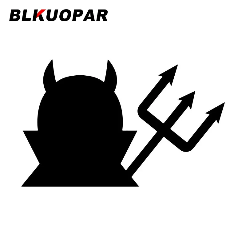BLKUOPAR-pegatina de diablo con abeto Tridente para coche, decoración creativa a prueba de arañazos, protector solar, personalidad, accesorios para motocicleta y coche
