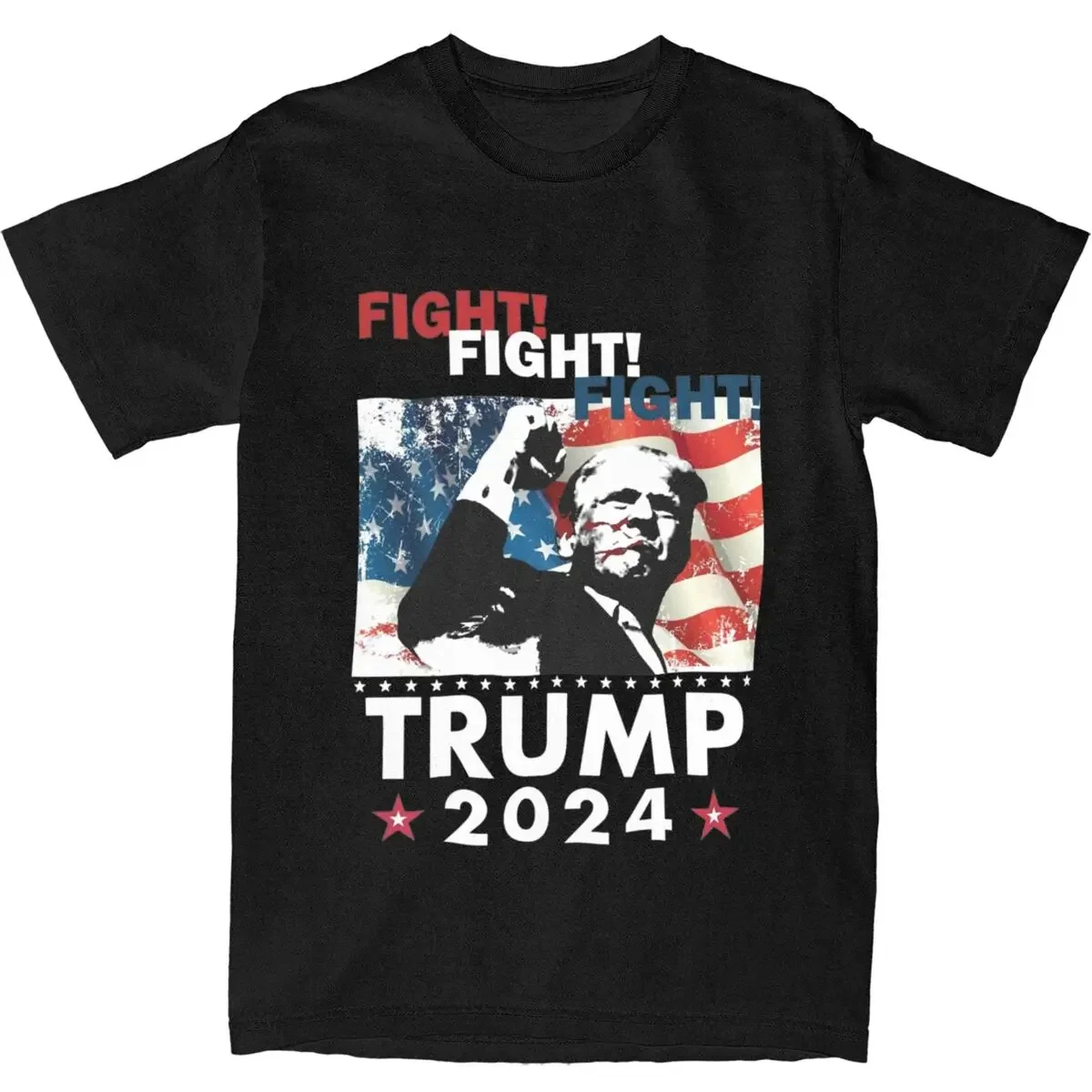 

Футболки с изображением Дональда Трампа для мужчин и женщин, 2024 хлопок