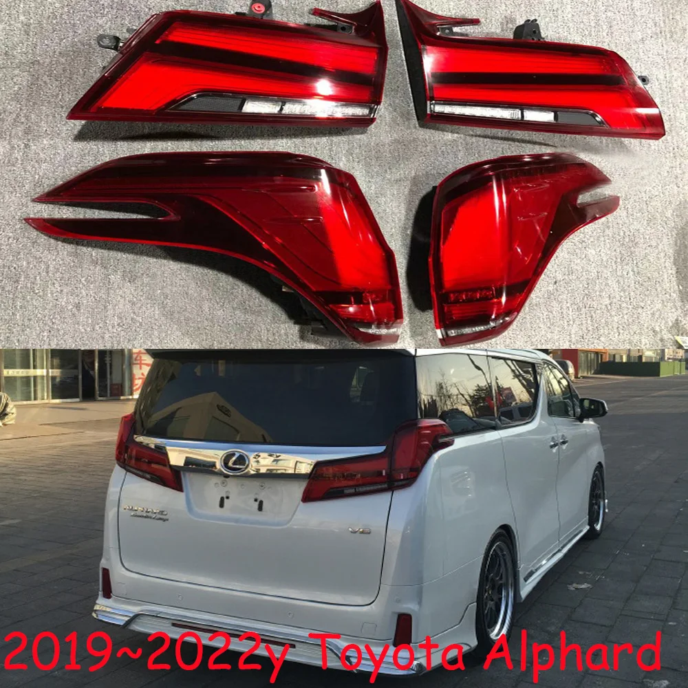 

Задний фонарь автомобильного бампера, задний фонарь для Toyota Alphard, задний фонарь 2018 ~ 2022y, автомобильные аксессуары для Toyota Alphard, противотуманные фары, 1 шт.