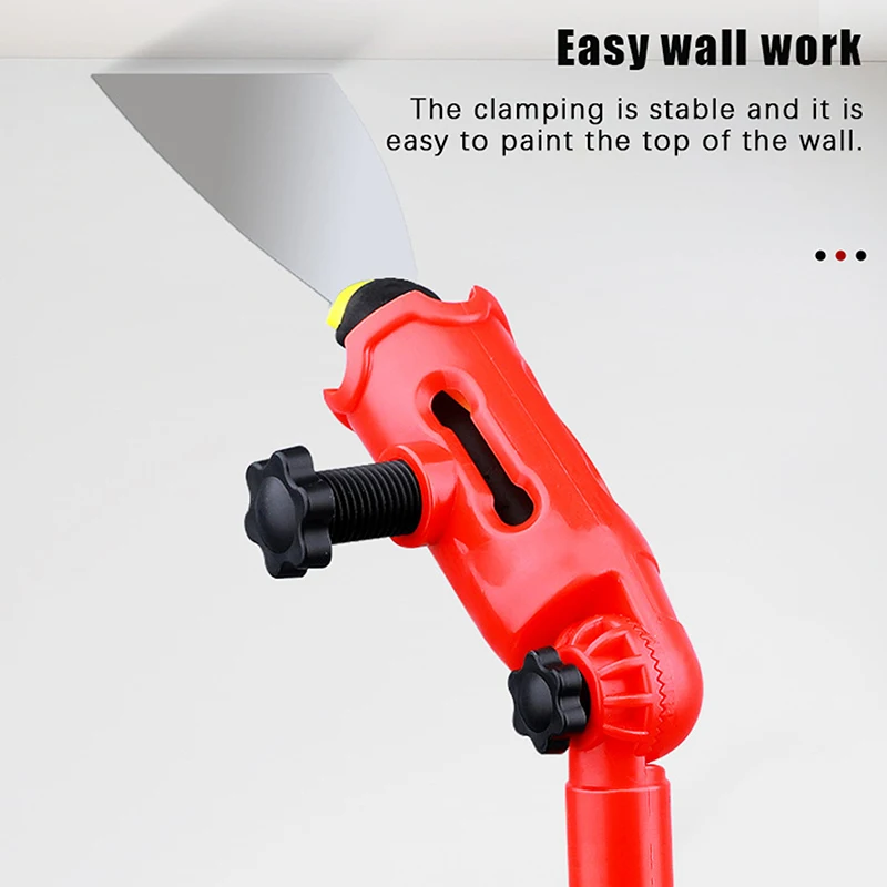 Universal Clamp For DIY Multi-Angle Paint Brush Extender Paint Edger Tool For Walls High Ceilings Trim Edge Corner Painting