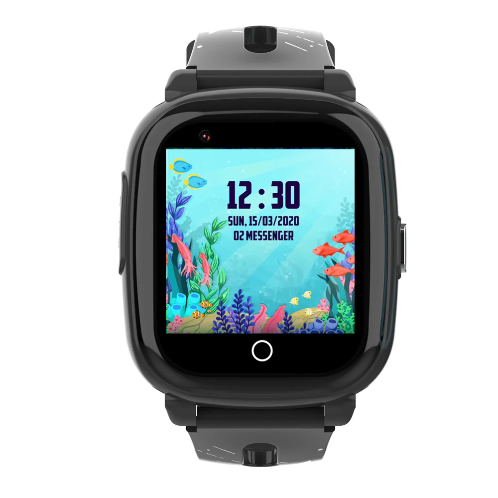 TJXL-Wonlex 4G True Waterproof GPS Tracking Watch SOS Phone Call SIM Card WIFI Smart Watch