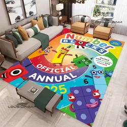 N-Number-Blocks cartoon Printed carpet non-slip carpet door mat Yoga mat bedroom decoration area rug bedroom decor birthday gift