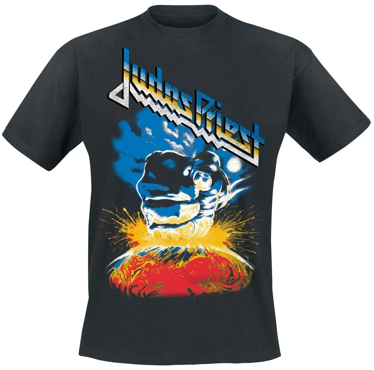 Judas Priest Ram It Down Tour 88 Print T-Shirt 100% Cotton Unisex Metal Fans Casual Tee