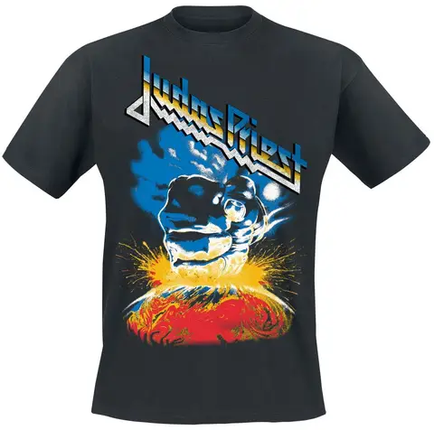Judas Priest Ram It Down Tour 88 Print T-Shirt 100% Cotton Unisex Metal Fans Casual Tee
