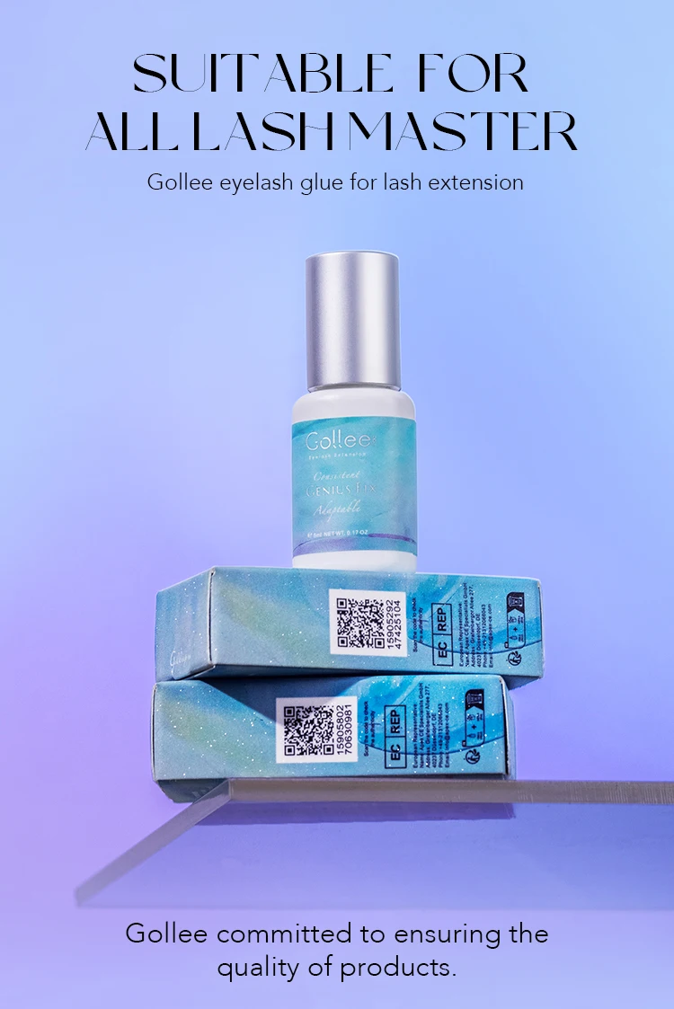 Gollee 0,5s Schnelltrocknender Wimpernverlängerungskleber Professioneller Wimpernkleber Hält 6-8 Wochen Wasserfester Wimpern-Superbonder – Detail 10