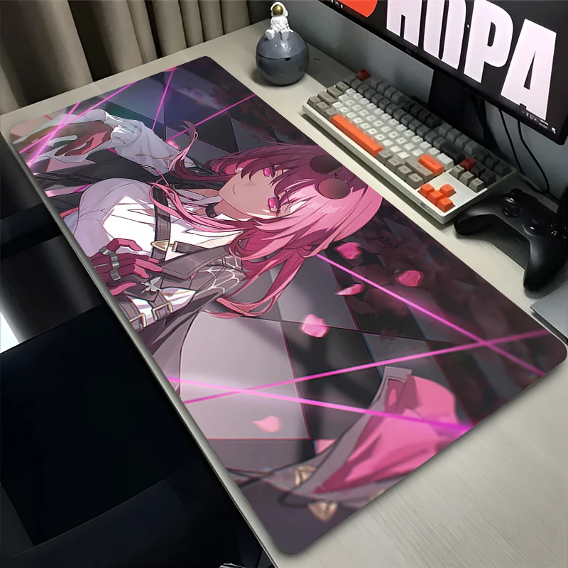 

Mouse Pad Laptop Anime Extended Desktop Mat Computer Gamer Mousepad PC Gaming Accessories H-honkai Star Rail Kafka Keyboard Pad