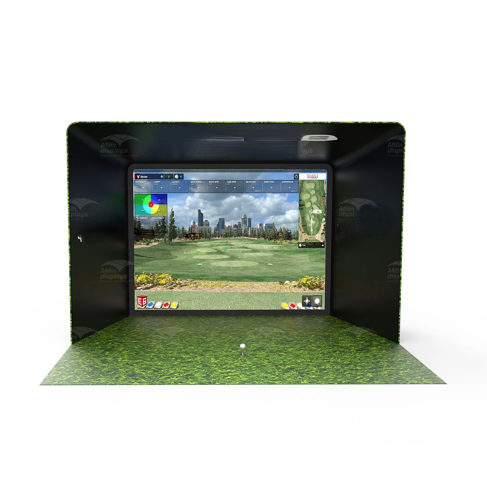 High quality golf hitting cage indoor golf simulator enclosures for golf simulator