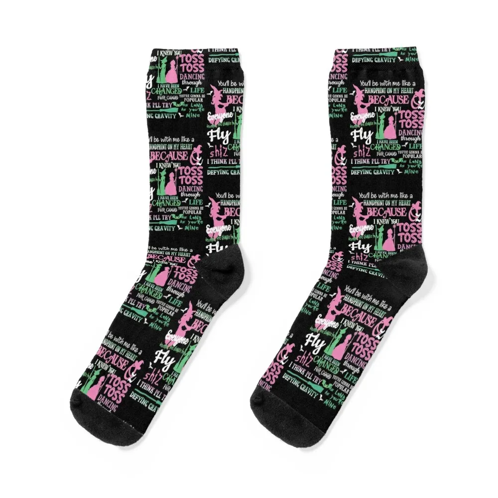 

wicked new movie 2024 Socks Lots cool Run Men's Socks Women's