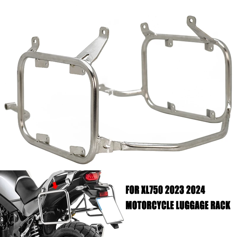 For Honda XL750 Transalp 750 2023 2024 Side Case Luggage Rack Bracket Kit Side Box Bag Pannier Trunk Support Saddlebag Holder