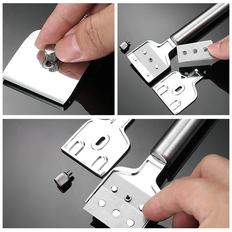 1Pc Keramische Schraper Oven Fornuis Kookplaat Schone Schrapers Kleine Schoonmaken Schop Mes Voor Het Verwijderen Van Behang Vloer lijm