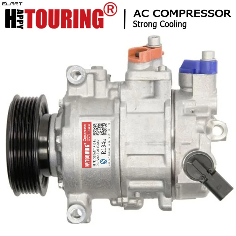 AC Compressor For AUDI A4 ALLROAD B8 A4 B7 A4 B8 A5 A6 C6 Q5 4F0260805AL 4F0260805AN 4F0260805AP 4F0260805AR 8E0260805BP