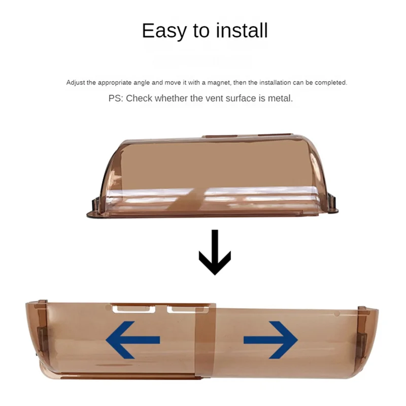 A33R-4Pcs ملحقات أجزاء عاكس الهواء المغناطيسي القابل للتعديل لسجلات الأرضية وفتحات الجدار الجانبي سهل الضبط بين 8 بوصة - 1