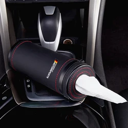 1PC Multifunction Car Tissue Holder Box Cover Round Paper Tube With Safety Broken Window For BMW M 1 3 5 X Series F30 G30 G20 X3