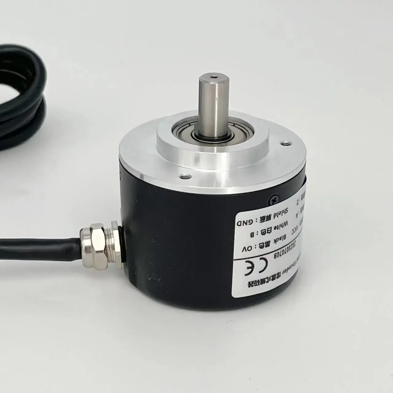 2026 50000 Pulses 8mm Solid Shaft Incremental Encoder ABZ Three-Phase 5-24V Rotary Encoder