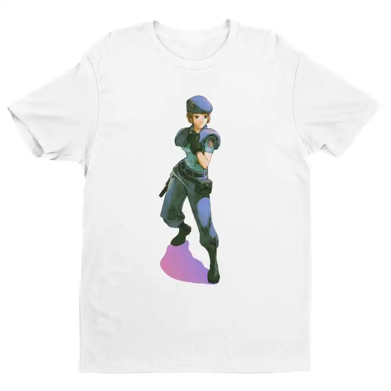 Jill Valentines MVC2 Premium T-shirt V1 | Classic Arcade Fighting Game, Gifts for Him, Her, Gamers, and Collectors