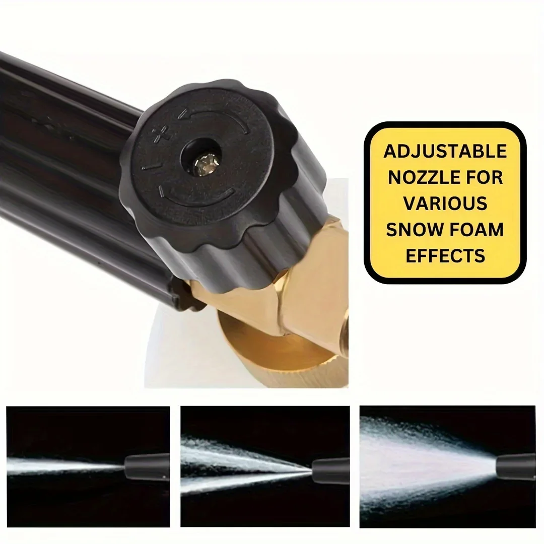 Verstellbare Schneeschaumlanze in mehreren Winkeln | Kompatibel mit Karcher K2-K7 Hochdruckreiniger – Detail 3