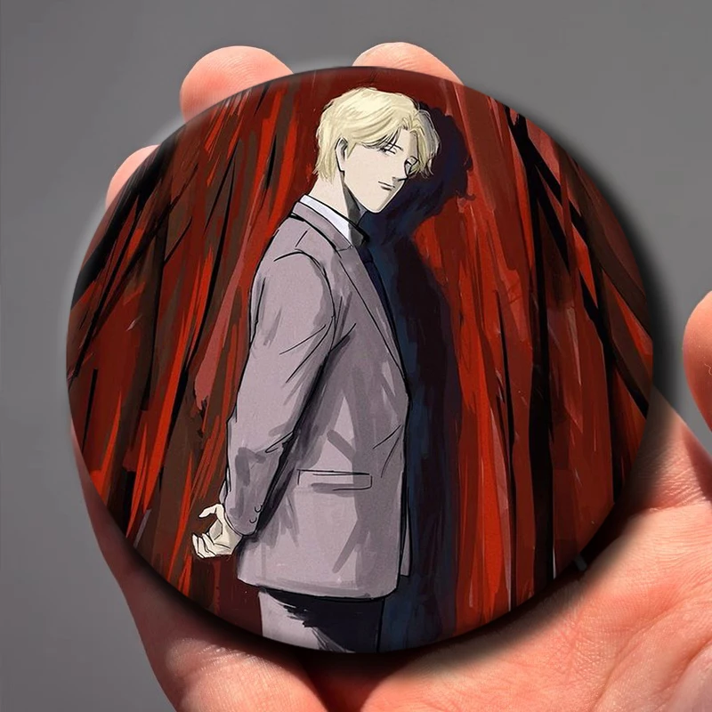 Monster Anime Soft Button Pin Johan Liebert Tenma Kenzo Manga Brooches Badge Bag Decor Accessories Fans Collect Friends Gifts