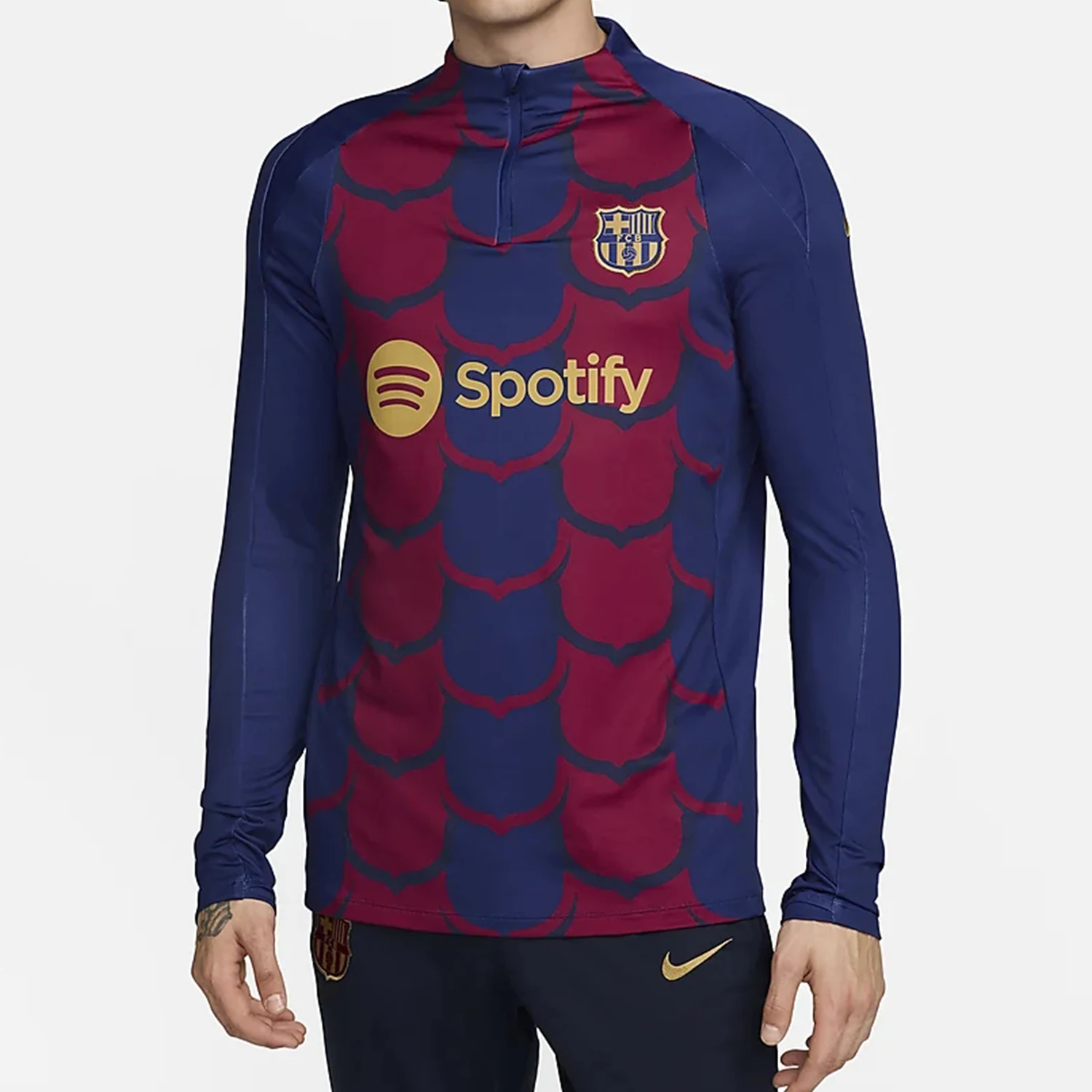 

Nike Authentic Barcelona Strike Men's Football Training Half Zip Hoodie FZ0361-621