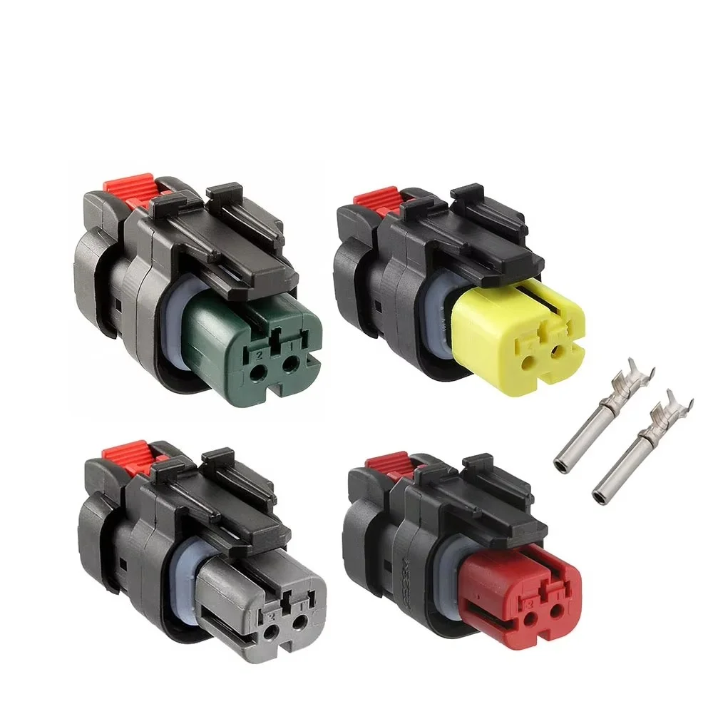 1-20Sets AMP/TE 2 Pin Auto 776522-1/2/3/4 776427-1 Sensor plug Camshaft Connector For Excavator Carter