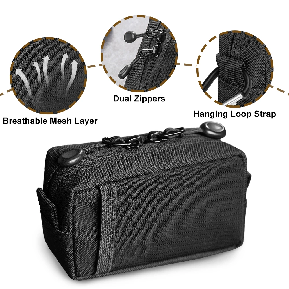 2 Buah Kantong EDC Taktis Mult - Outdoor Hunting Gear Storage ulasan dan harga