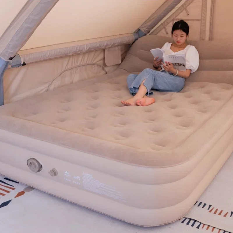 Cama de seguridad portátil para acampar, Cama inflable de princesa para dormir, suelo de viaje, multifuncional, salón de belleza, Suite de muebles