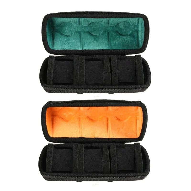 

Portable 3 Slot Watch Storage Pouches Waterproof Travel Carrying Case Bag With Soft Lining for Smartwatch Wristwatch Box