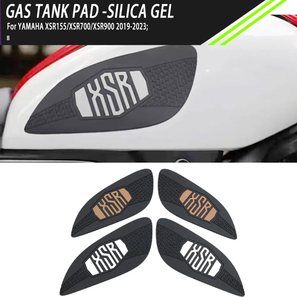 XSR155/700/900 Motorcycle Gas Fuel Oil Tank Sticker Pad Knee Grip Traction Side Decal For YAMAHA XSR155/XSR700/XSR900 2019-2023
