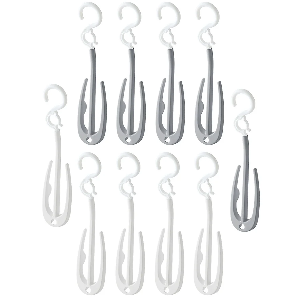 

10pcs Shoes Drying Rack Hook for Sneakers Slippers Laundry Hanger Storage Display Shoe Earphone Towel Scarf Tie Sock