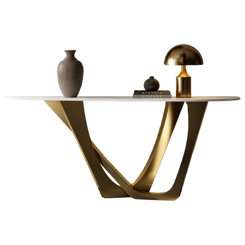 

Freehand space entrance, entering the door and entering the house against the wall, extremely narrow decorative table
