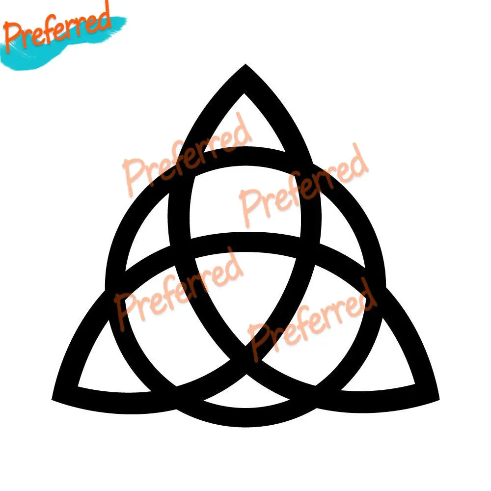 Triquetra KNOT Celtic Sticker Motorcycle and Helmet Car Bumper Window Toolbox Laptop Camper Vinyl Die-cut Truck Decal