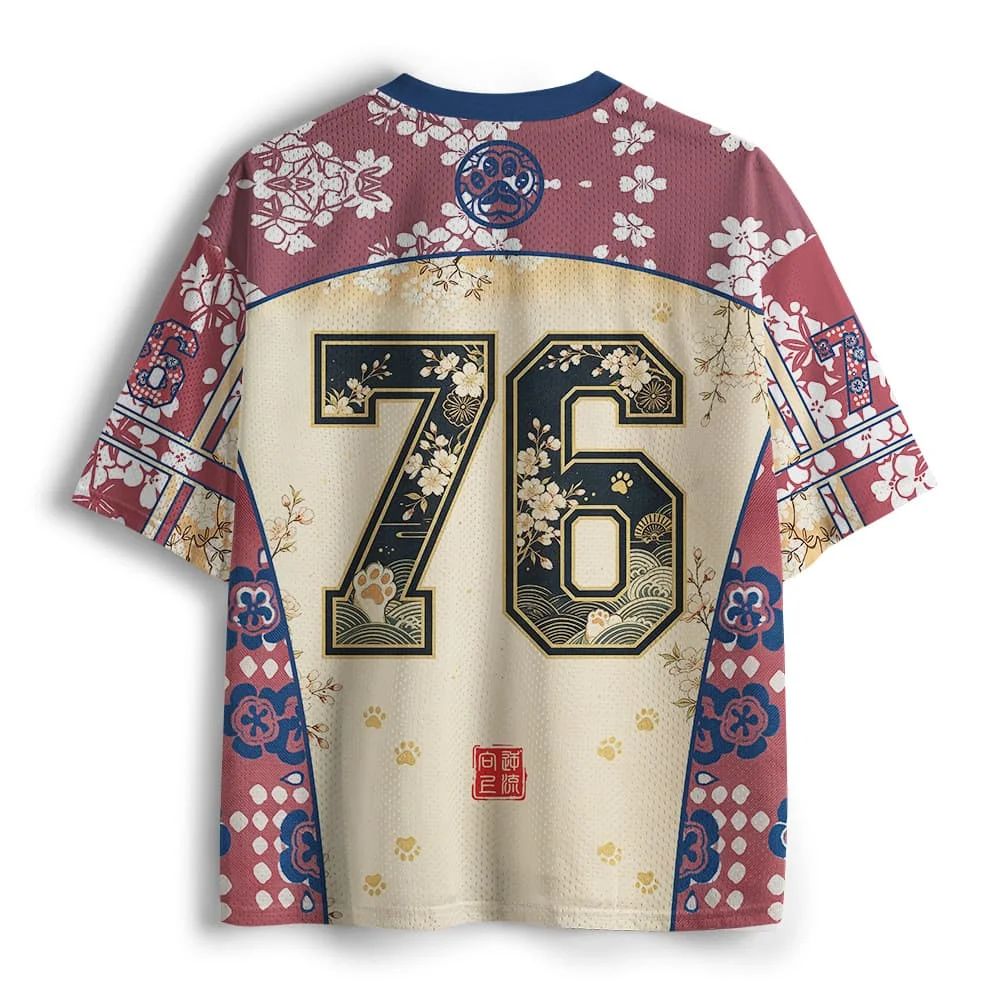 2026 new unisex mesh T-shirt V-neck lightweight breathable polyester mesh retro nostalgic printed casual sportswear