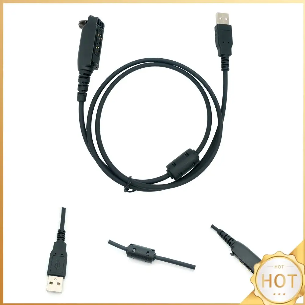 

USB Programming Cable 100cm Length Accessories USB Programming Data Cable Compatible for Kirisun DP990 Walkie Talkie