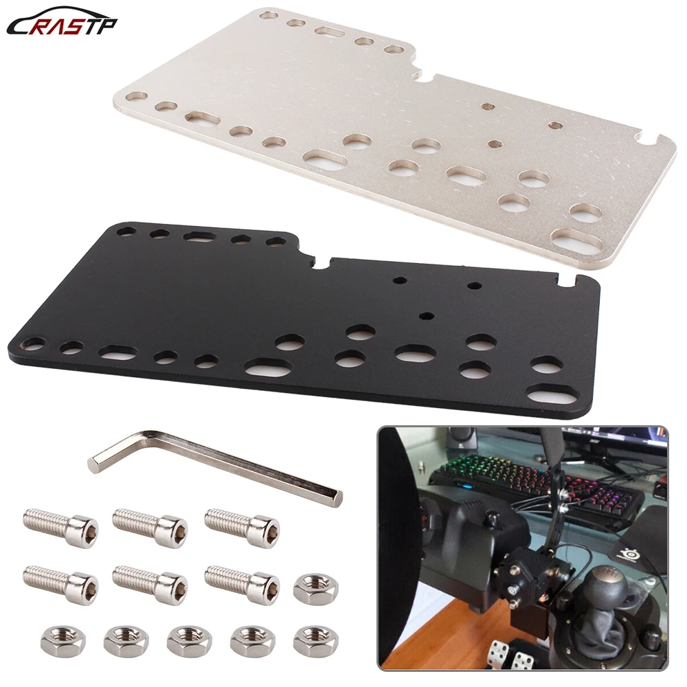 

RASTP-Hot Selling Racing Games Handbrake Adapter Plate For USB Handbrake Sim Racing Handbrake Racing Game Bracket Plate RS-HB036