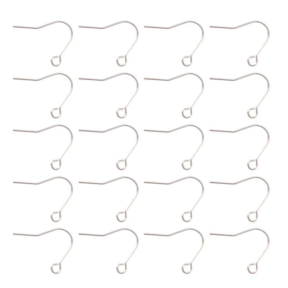

100 PCS Earrings Jewellery Jewelry Ladies Stainless Steel Handmade for Women Findings Woman
