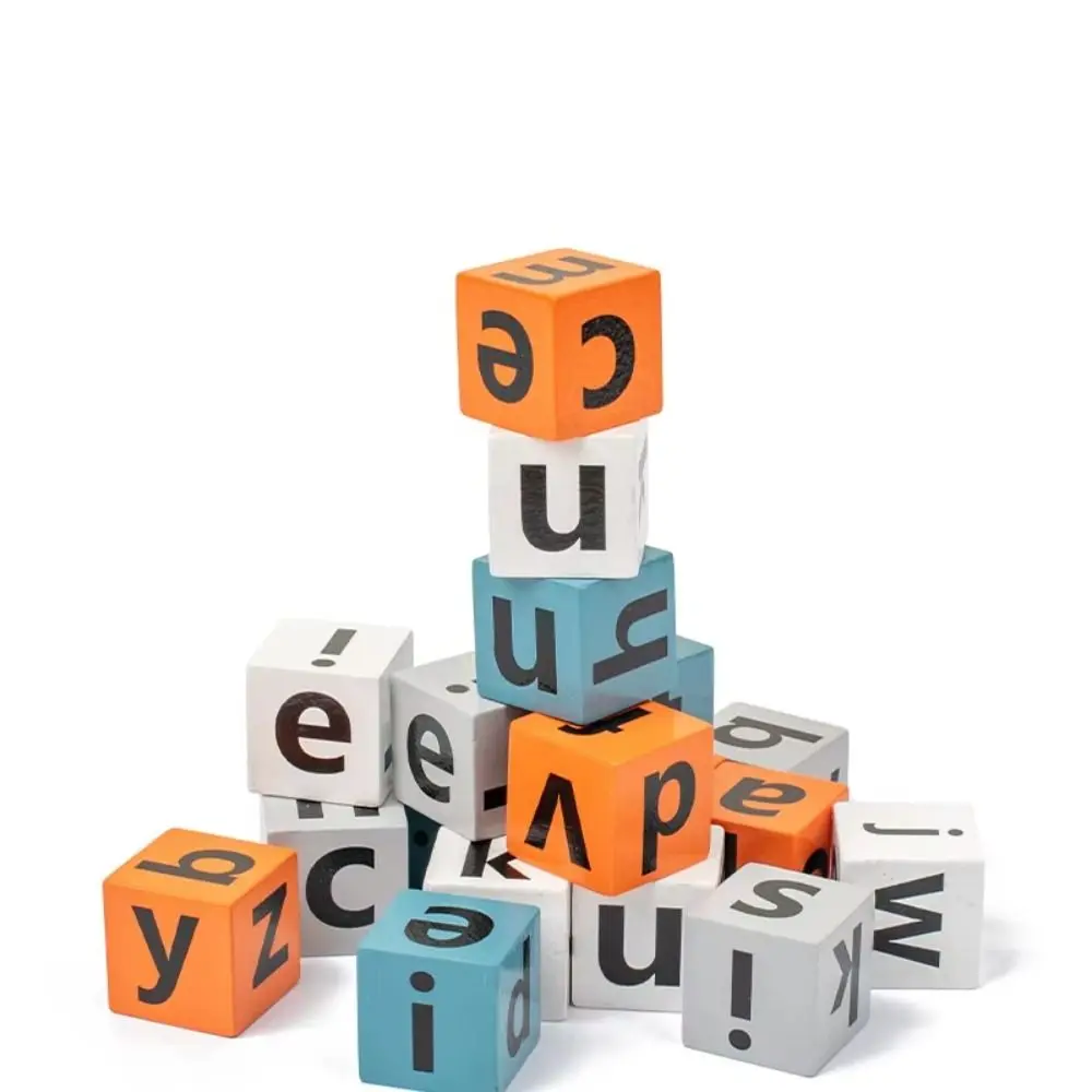 Flash Cards Alphabet Spelling Game Baby Learning Cards Wooden English Words Card Literacy Flashcards Matching Game