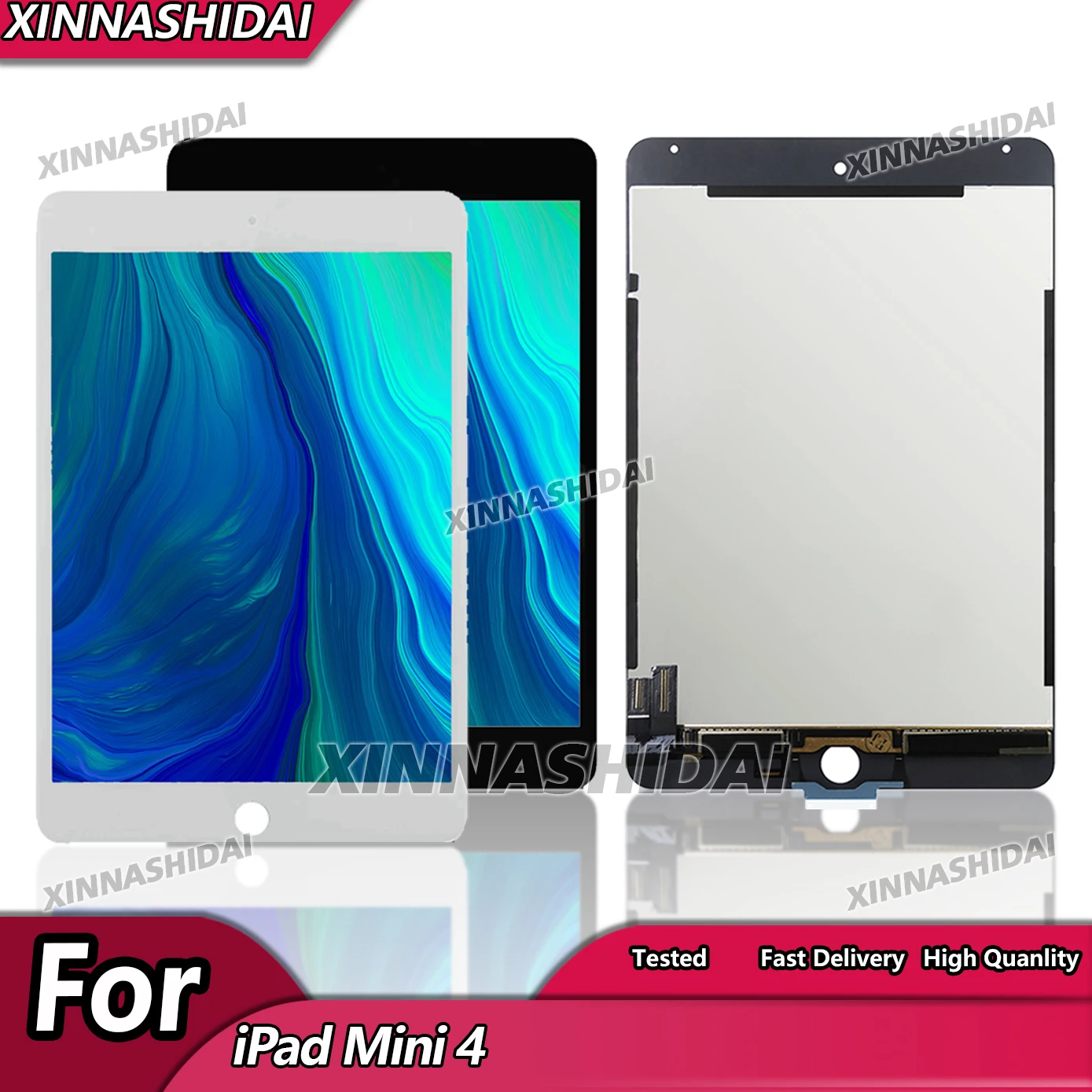 LCD Display For iPad Mini 4 Touch Screen Panel Assembly Replacement For iPad mini 4 A1538 A1550 LCD Digitzer