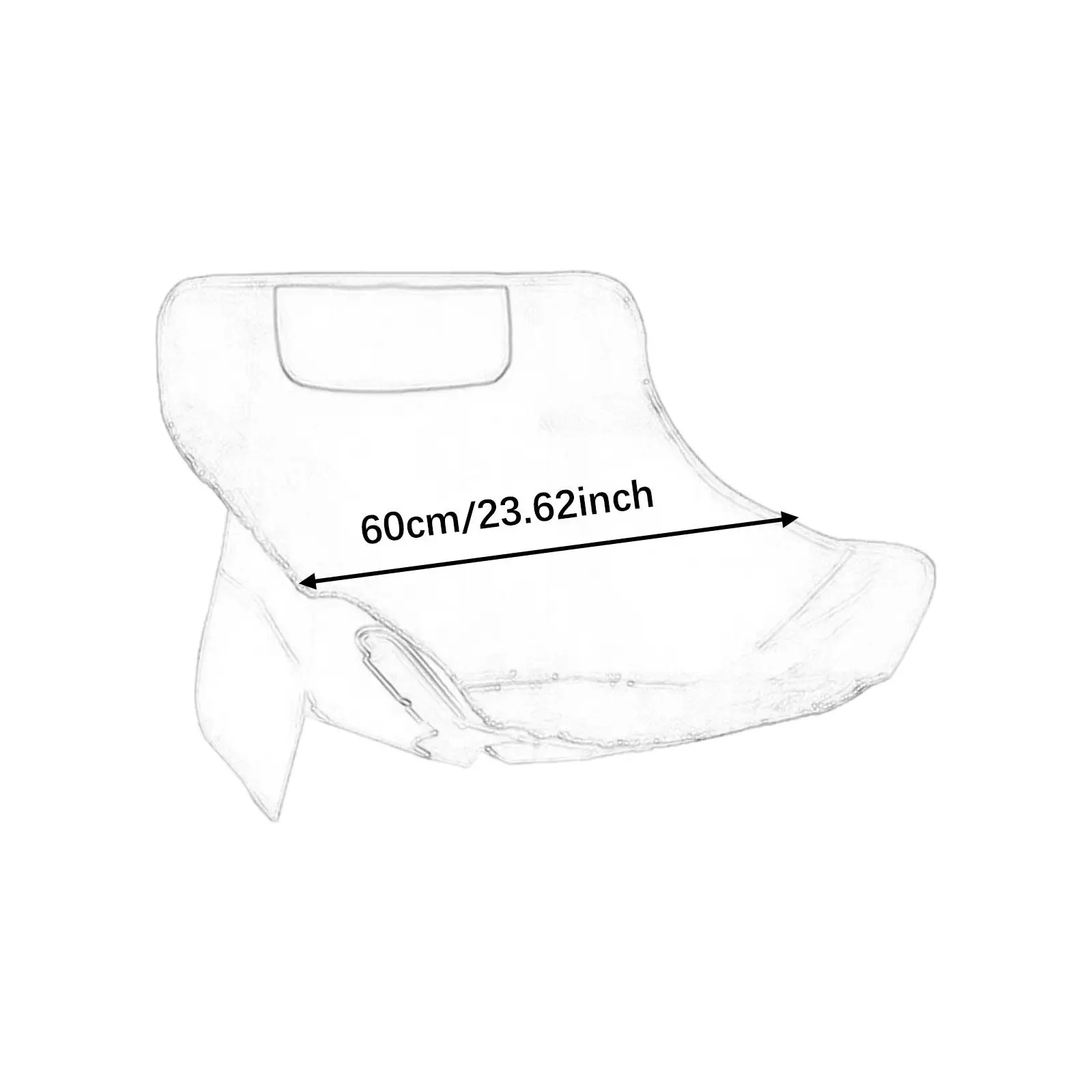 Camping Chair Cover Decorative Lounge Repair Cloth Folding Seat Cover for Beach Outdoor Activities Fishing Backyard Yard