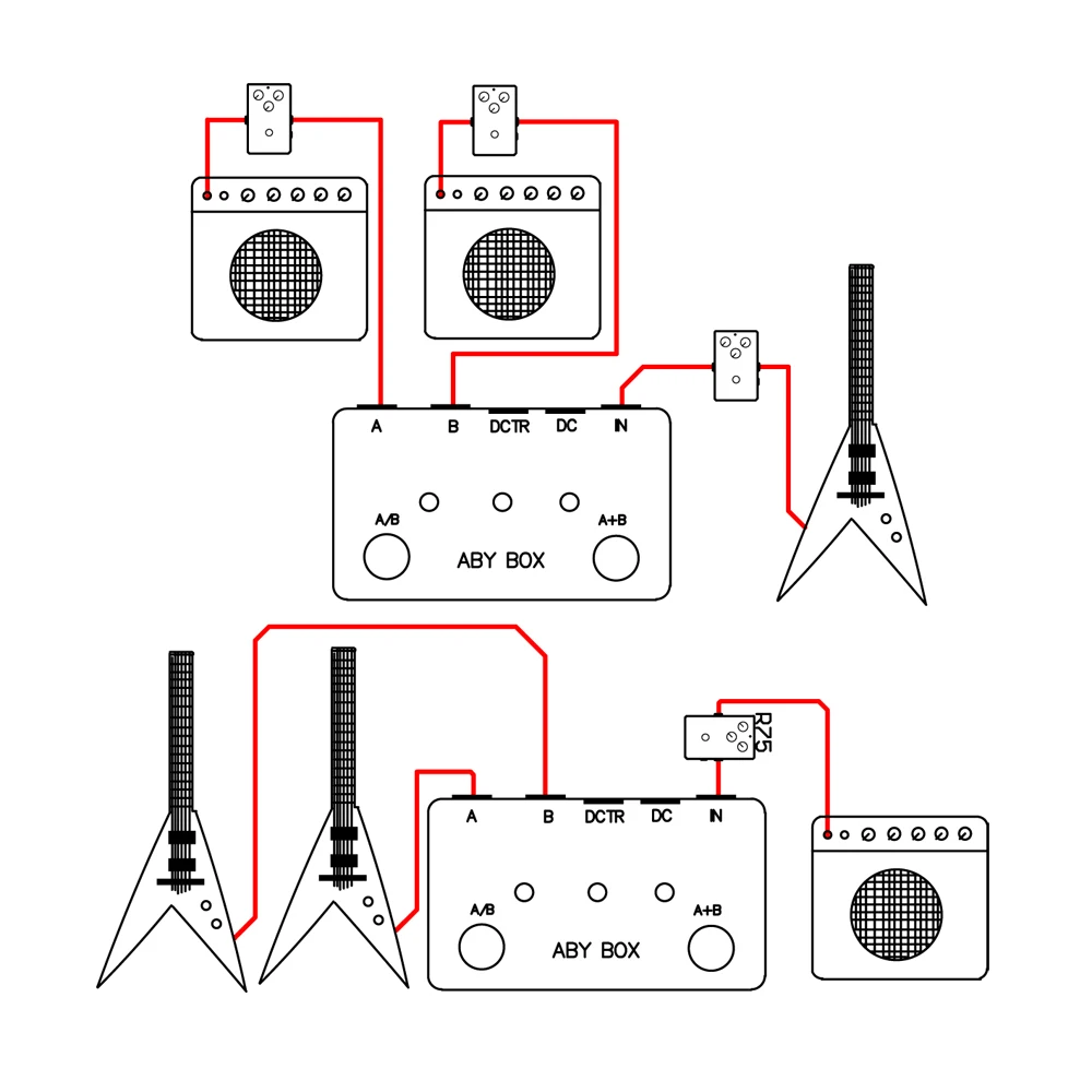 Aby Box Guitar Pedal, Ture bypass