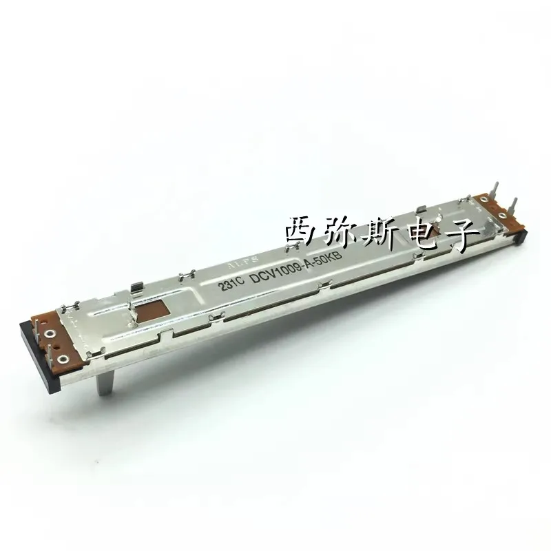 1 Stuks, Rechte Slip Potentiometer, DCV1009-A-50KB, 4pin, Disc Speler Bpm Speed Control Push Rod, Cdj800 800mk2 Cdj900 900Neuxs