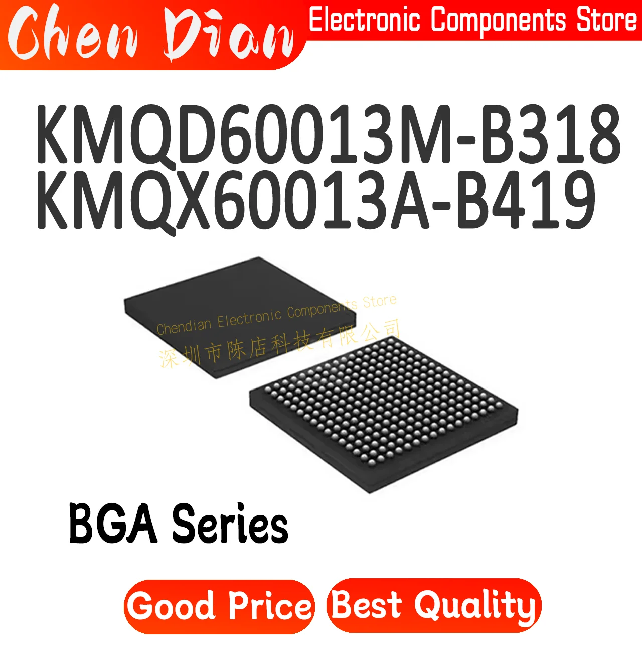 

KMQD60013M-B318 KMQX60013A-B419 2G+32G 221-ball LPDDR3 memory