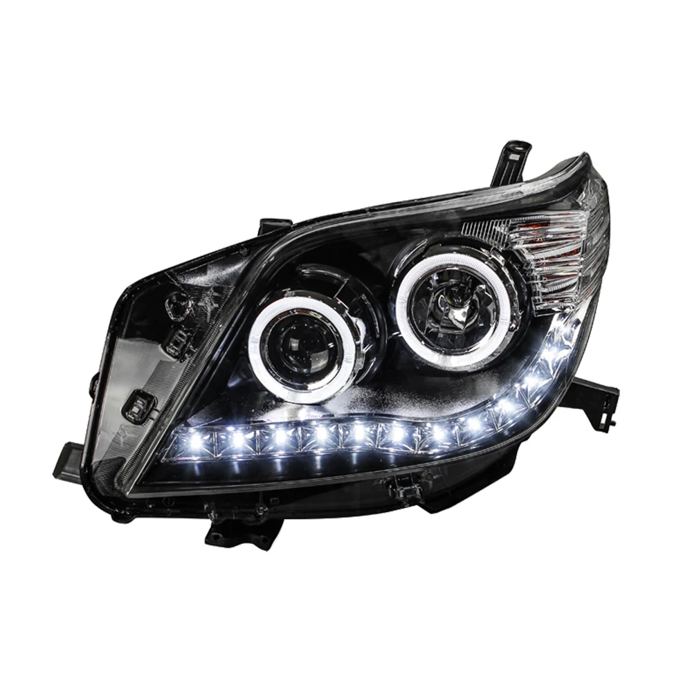 

Car Front Lamp Assembly for Prado 2010-2013 Hot Sale LED Auto Headlight Upgrade New Angel Eyes Design Projector Lens Accessories