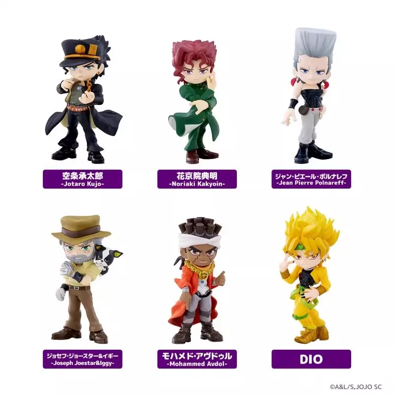 Jojo'S Bizarre Adventure Series Stardust Crusader Garage Kit Blind Box Desktop Doll Ornament Cartoon Doll Anime Peripheral Toys