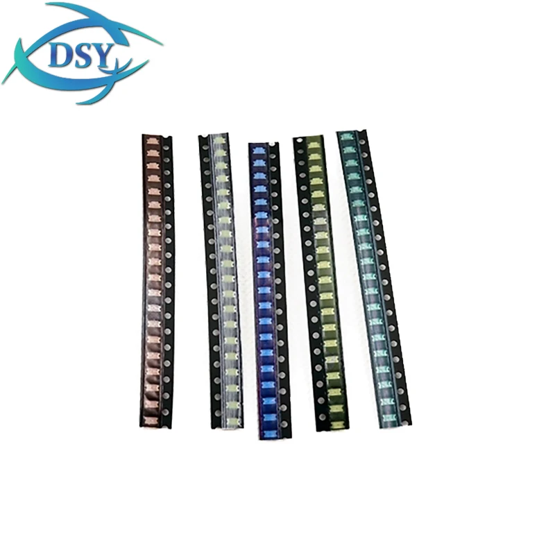 SMD LED ديود أطقم 0603 0805 1206 1210 5730 100 قطعة = 5 ألوان أحمر أخضر أصفر أبيض أزرق X 20 قطعة تشكيلة الثنائيات LED #5