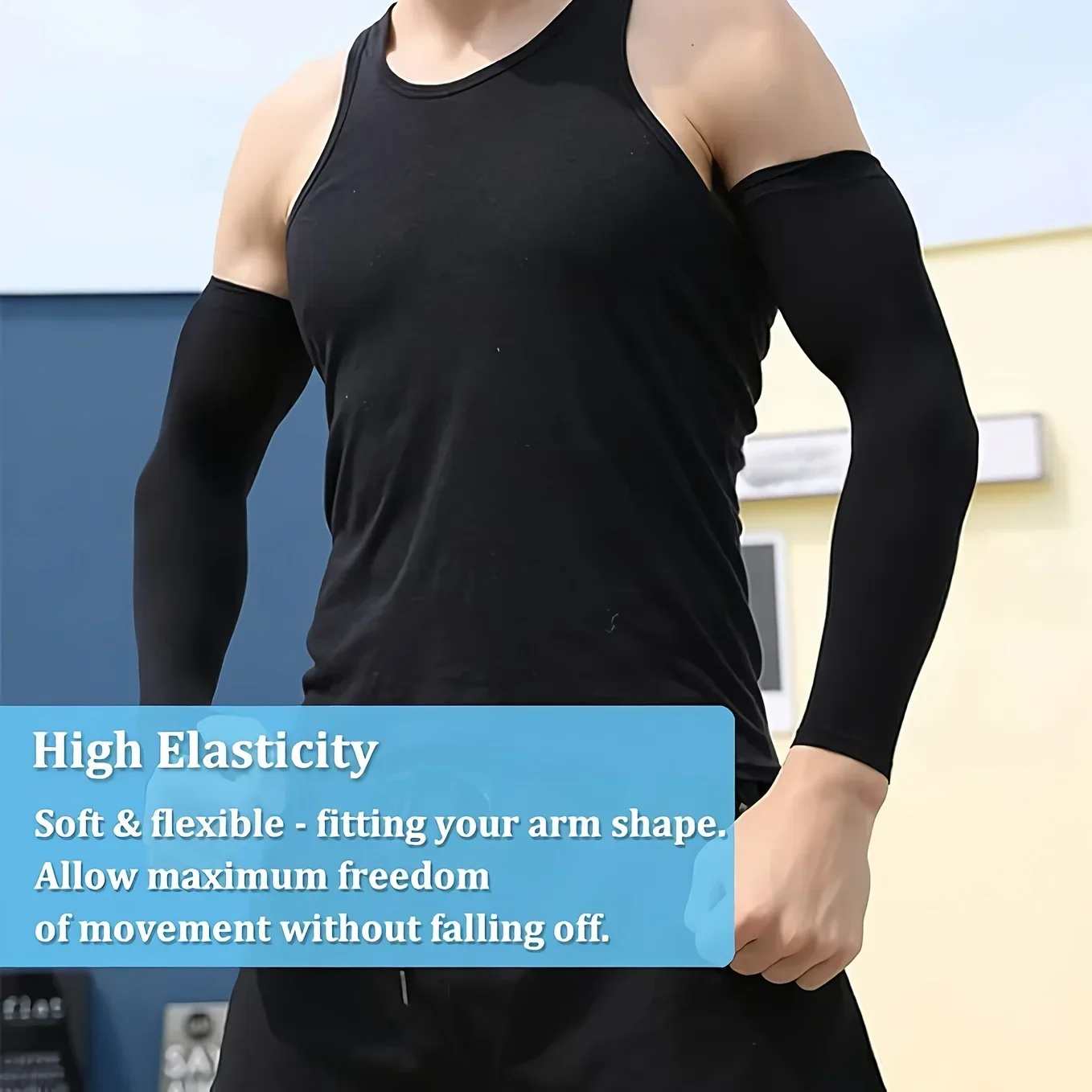 3-Pack Cooling Sun Arm Sleeves, UV Protection Breathable Arm